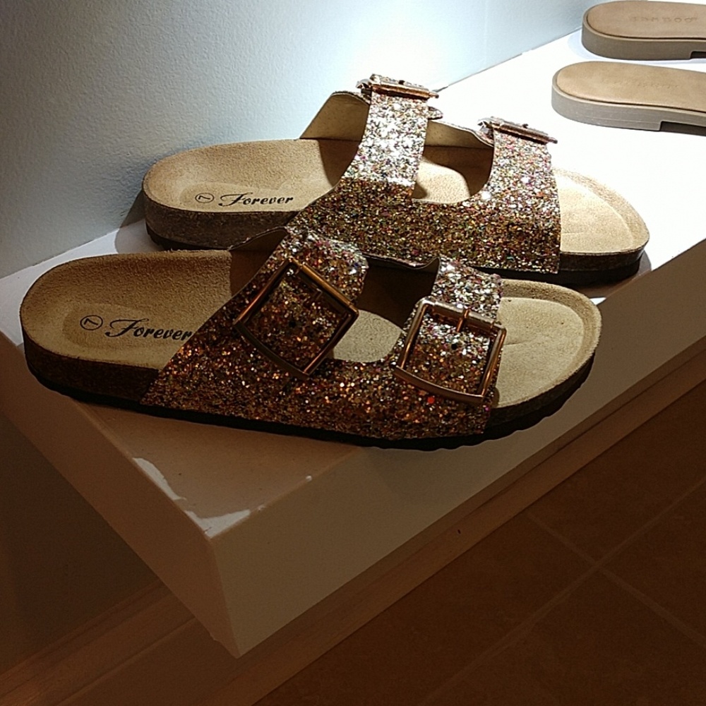 Glitter sandals